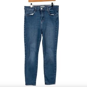 L' Agence Mid Rise Skinny Leg Jeans Sz M